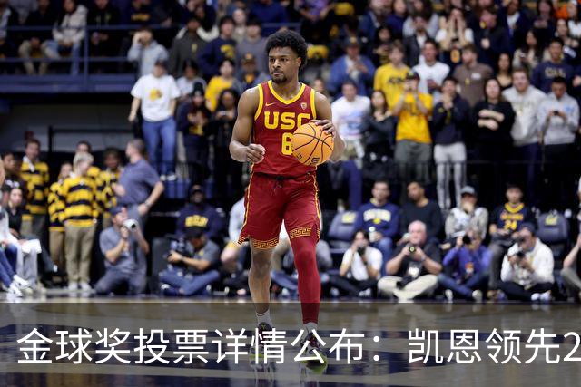 金球奖投票详情公布：凯恩领先28分获奖，第一选票领先17张